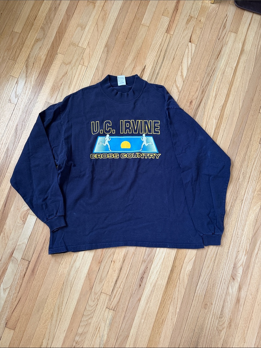 U.C. Irvine Cross Country long sleeve tee size XL
